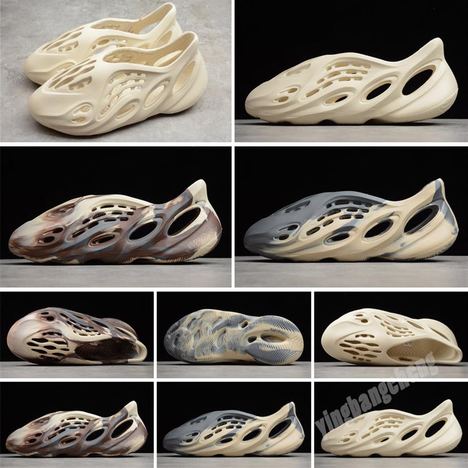 

Designer sandals men woman Kids Shoes foam runners Black White Resin pure Ochre bone foam slide slipper slides slider EVA sliders 271h, Color 6