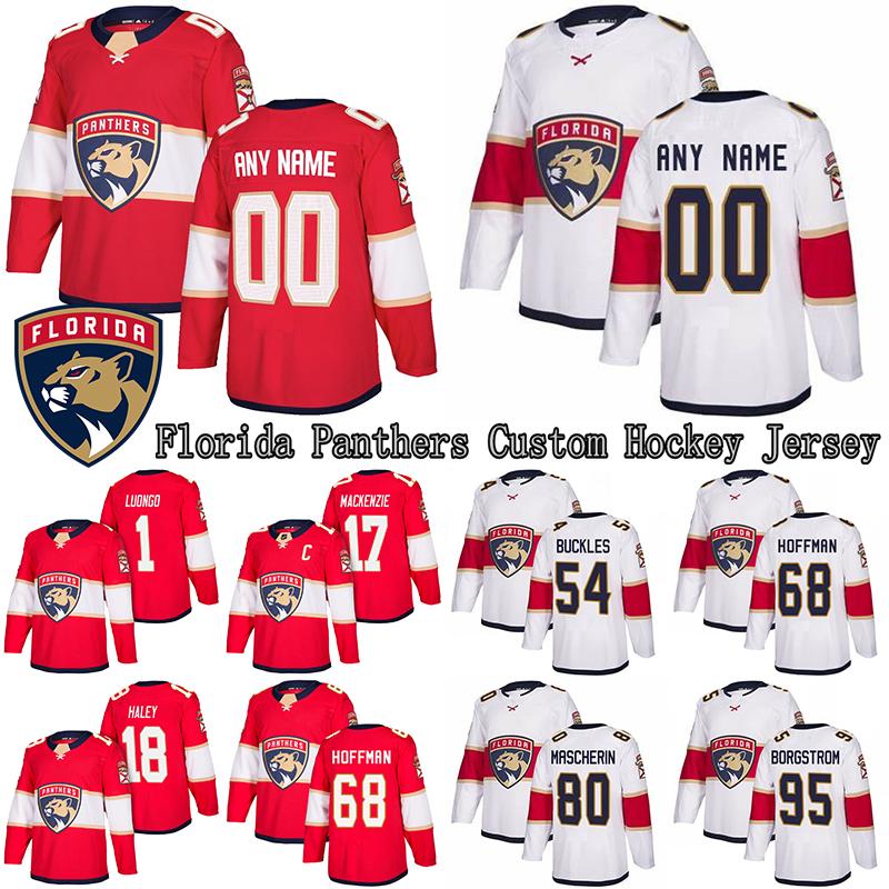 

Florida Panthers 16 Aleksander Barkov 11 Jonathan Huberdeau 13 Mark Pysyk 68 Mike Hoffman Custom Any Name Any Number Hockey Jerseys, White