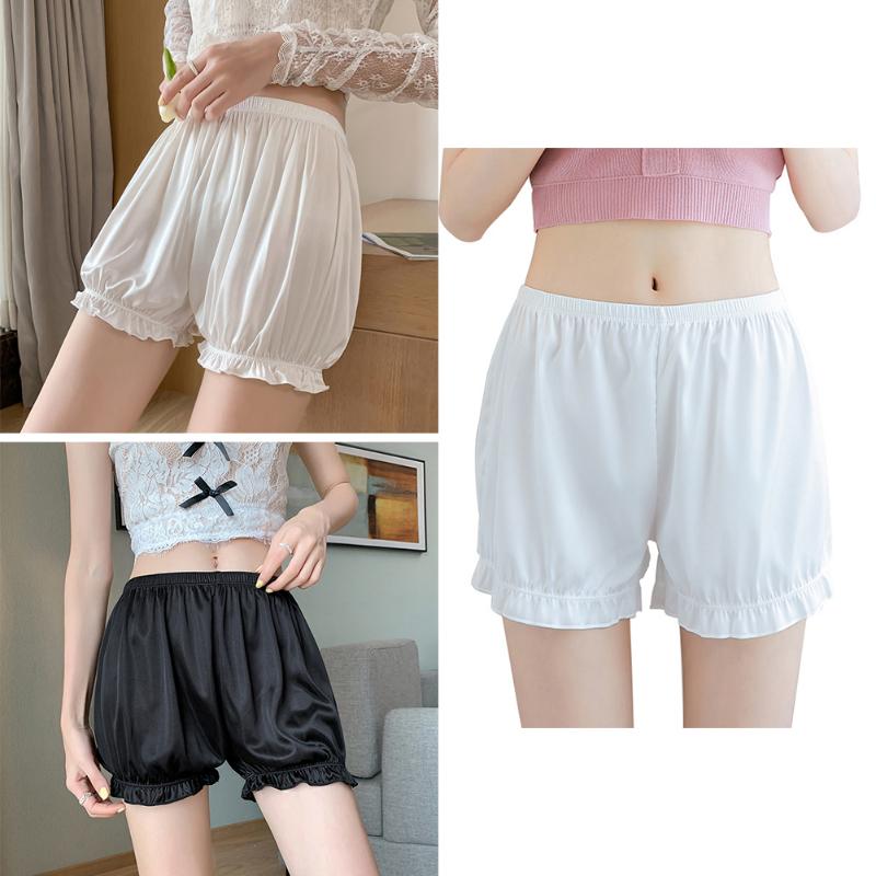 

Women's Panties Black White Girl Solid Colors JK Safety Shorts Pants Women Intimates Female Underwear Summer Safe PantiesWomen's