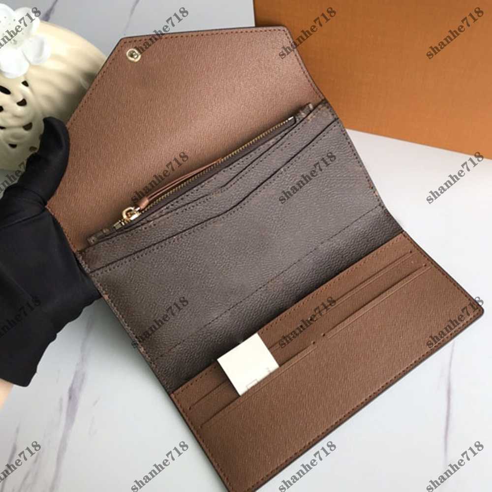 

Real Cowhide Josephine Fold Long Wallets Vintage EMILIE Coin Purse Designer Luxury Women Clutch Bags Lady Purses Casual ID Card Coin Bag, Bubble paper package