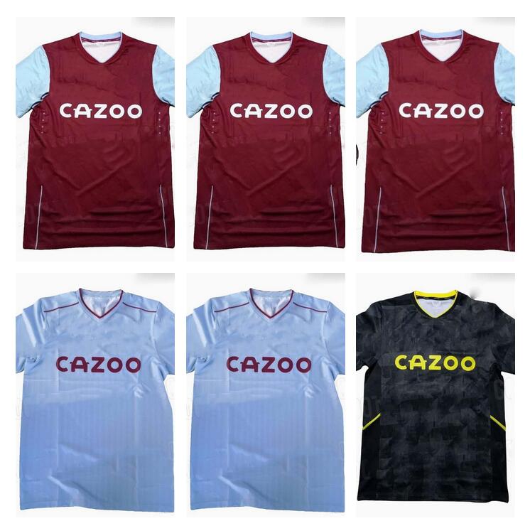 

2022 2023 Aston Villaes Buendia soccer jerseys El Ghazi Traore WESLEY McGINN Barkley Douglas WATKINS SANSON 21 22 23 goalkeeper Men kids kit full set Football Jersey