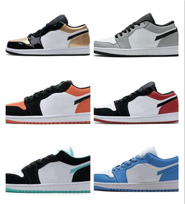 

Basketball Shoes UNC Mens 1 1s Low University Blue Smoke Grey Black White Obsidian Women Casual Running Shoes Designer Sneakers, 10