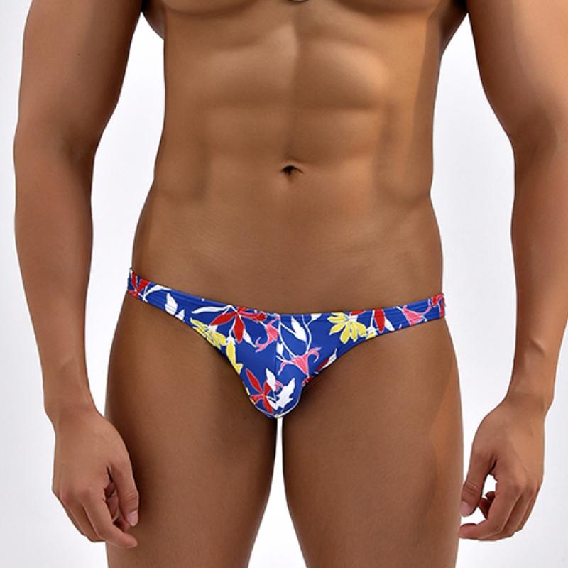

Men' Swimwear Sexy Narrow Waist Mini Men Swim Briefs Bikini Swimsuits Young Man Swimming Trunk Beach Bath Suit Surf Shorts No StringMen, 134