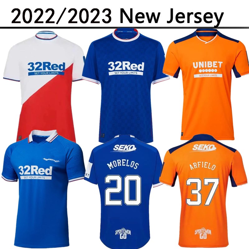 

22 23 Rangers fc Legends thai Soccer Jerseys RAMSEY Sakala Glasgow 2022 2023 Anniversary Legends HAGI Men Football Shirt ROOFE MORELOS AMAD TAVERNIER ARIBO KENT