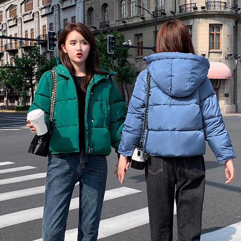 

Women's Down & Parkas 2022 Women 7 Colors Thick Oversized Parka Winter Hooded Cotton Padded Jackets Warm Casual Coats Loose Outwear Feminina, Red
