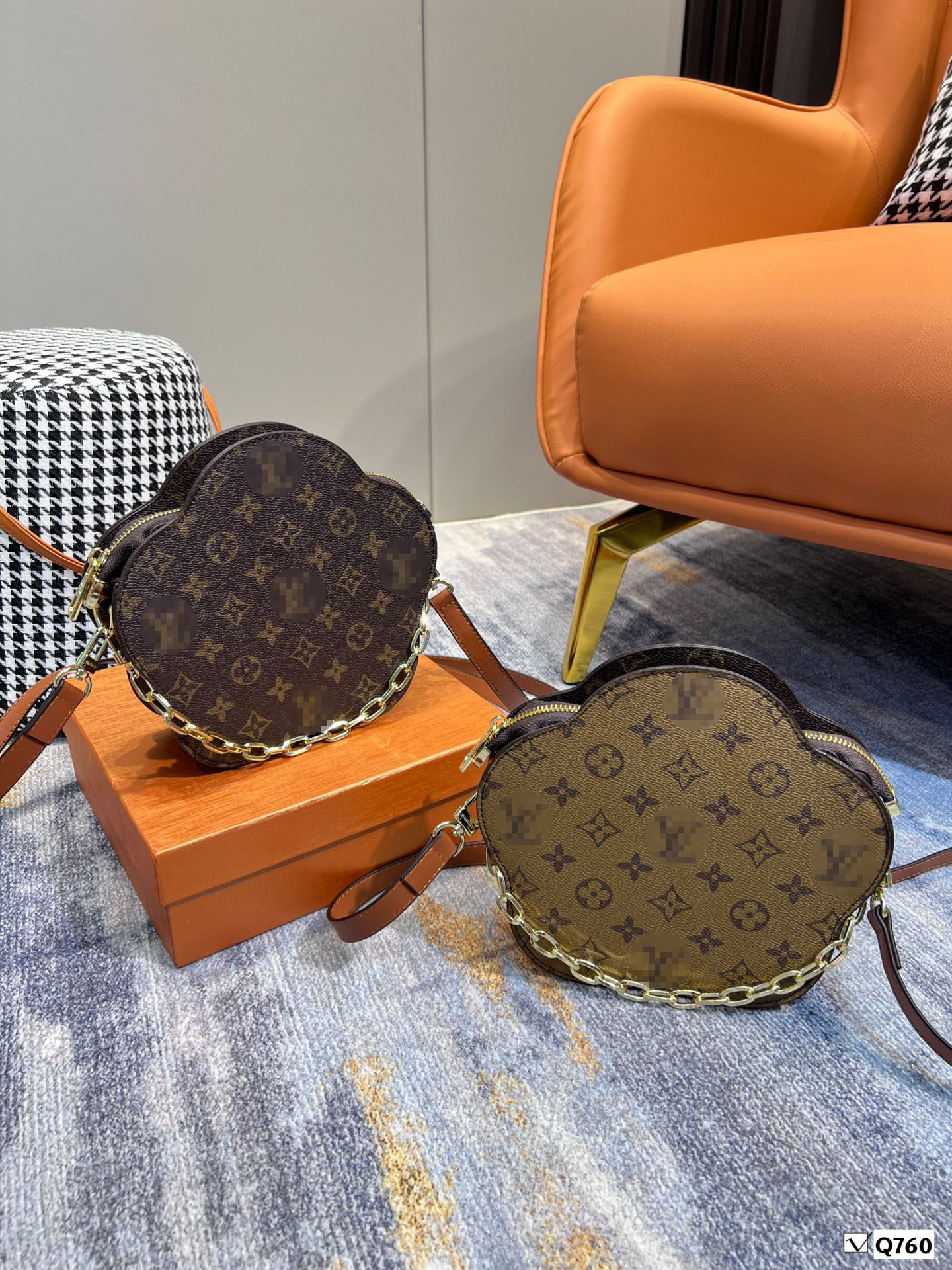 

Wallets LVs louiseitys viutonitys YSLitys GGitys old flower FLORE chain bag for women classic shoulder crossbody package clutch handbag luxury, Brown