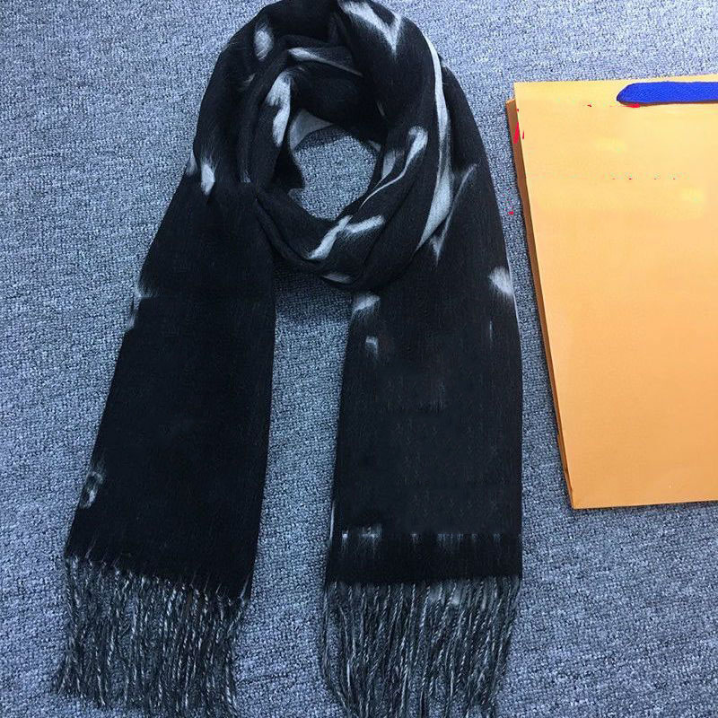 Autumn winter cashmere scarf men's and women's shawls vintage classic printed shawl brand thick cashmere scarves 180x70cm no box