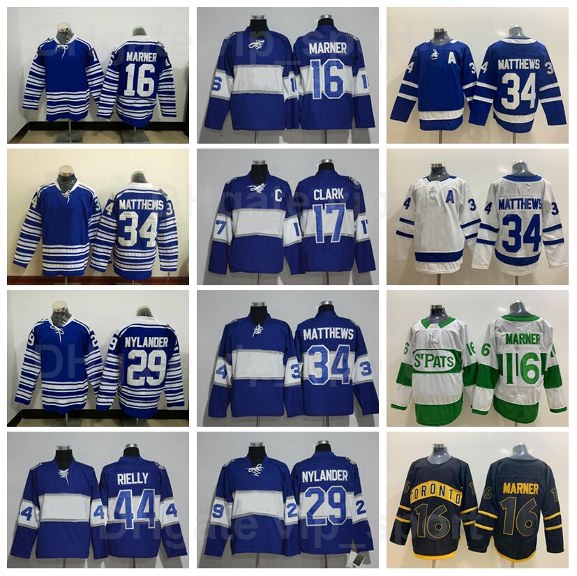 100th 34 Auston Matthews Jersey 29 William Nylander 16 Mitchell Marner 91 John Tavares 44 Morgan Rielly 93 Doug Gilmour 17 Wendel Clark FengYe