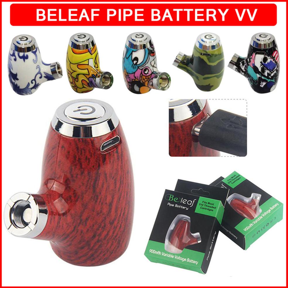 

Beleaf E Pipes Preheat Battery Kit 900 mAh 510 Thread Variable Voltage eCig Vaporizer Mech Mod Cigars Vape Cartridge1569