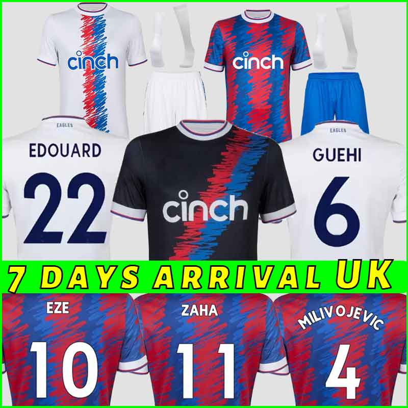 

2022 2023 CRYSTAL OLISE Third Soccer Jerseys 22 23 PALACE ZAHA EZE J.AYEW Away maillots de foot BENTEKE MILIVOJEVIC MATETA ANDERSEN GALLAGHER Home Football shirt Kit