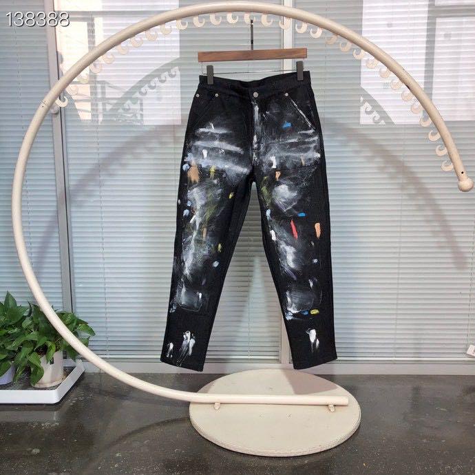 

Men' Jeans Rk2740 Fashion 2022 Runway Luxury European Design Party Style Clothing, Black