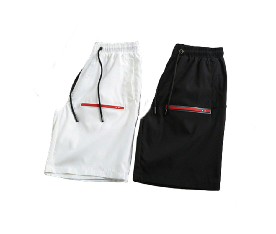 

Summer Luxury Shorts Mens embroidery star print Beach short Designer Pants men Loose@09, Black