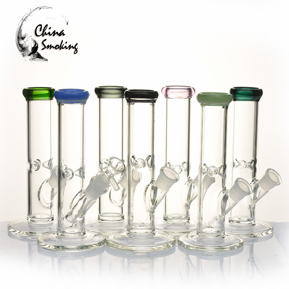 

8 Inch Glass Bong Hookahs water pipe With 3inch Downstem & Bowl Thick Bongs 18MM Female Bubbler Oil Rig