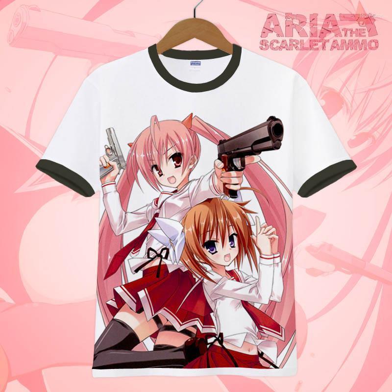 

Men's T-Shirts Hidan No Aria Cosplay T-shirt Anime The Scarlet Ammo T Shirt Casual Men Student Cotton TopsMen's Loui22, 17
