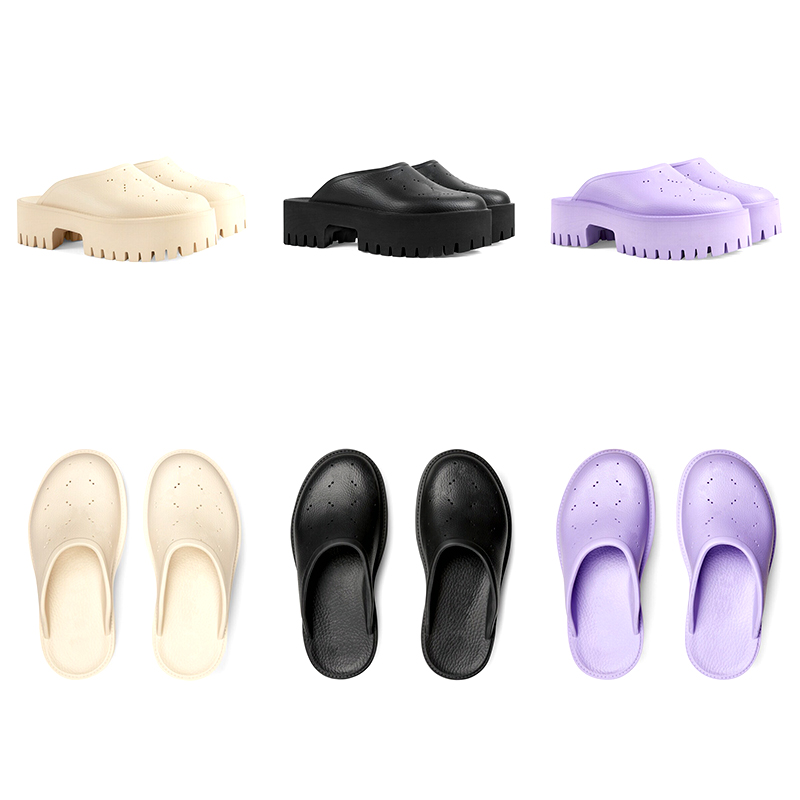 

INS Perforated Slides Sandals Slippers Designer Women Beach Shoes Mens Slipper High Quality Sexy Pantshoes Ladies High Heels Size 35-42, Make up difference