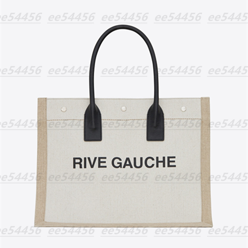 

high quality New style shopping bag luxury designer Womens handbags Rive Gauche Tote handbag summer linen Large Beach bags travel Cross body Shoulder Wallet Purses