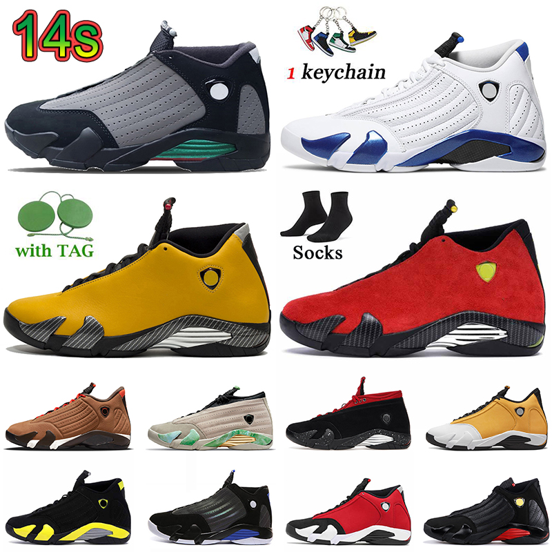 

14s Mens Basketball Shoes With Socks Jumpman 14 Athletic Sneakers Particle Grey Hyper Royal University Gold Alternate Thunder Ginger Mens Trainers Sports Size 40-47, B45 doernbecher ii 40-47