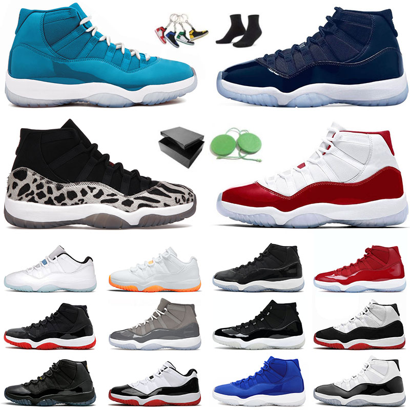 

With Box Jumpman 11 11s XI Designer Basketball Shoes Miamis Dolphins Men Women Cherry Cool Grey High Animal Instinct Retro Space Jam Low Legend Blue Sneakers Trainers, B6 36-47 cap and gown