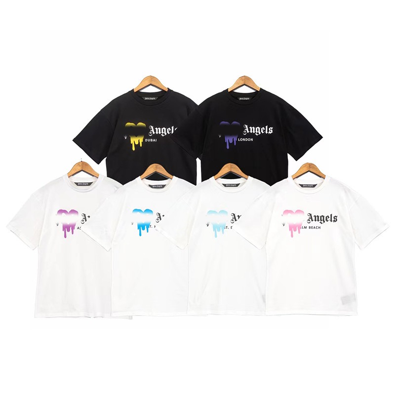 

Mens Women High Quality T Shirt Designers Tshirts Letter Print Round Neck Short Sleeve Black White Fashion Man Tees A4
