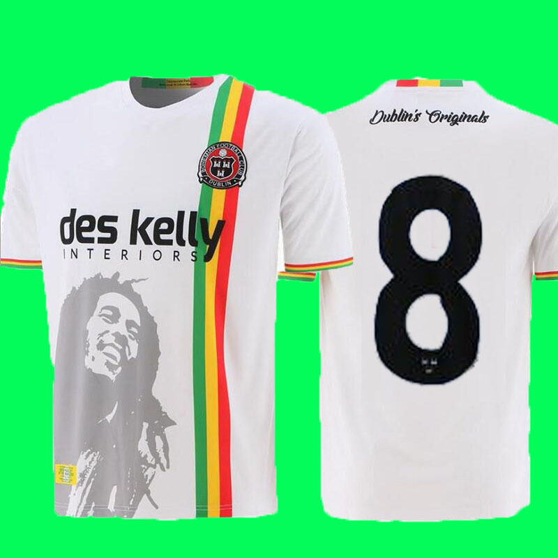 

Bohemian FC 22 23 Bohemian Soccer Jersey Away White 2022 2023 football shirts maillot de foot top thailand customize name number camiseta futbol