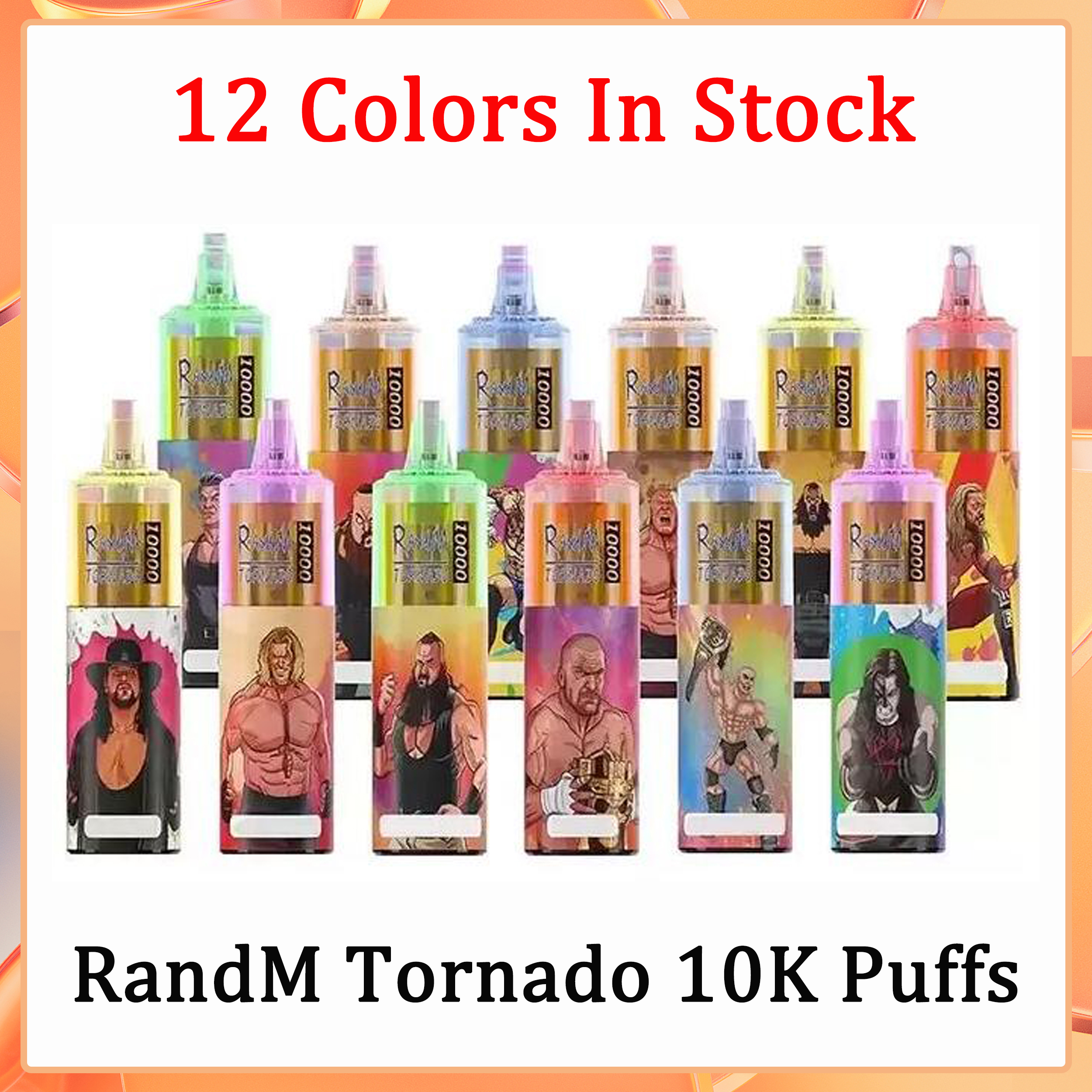 

Original RandM Tornado 10000 Puffs Disposable Vape Pen E Cigarette With 1000 Mah Rechargeable Battery Airflow Control Mesh Coil 20ml Prefilled Pod 10K