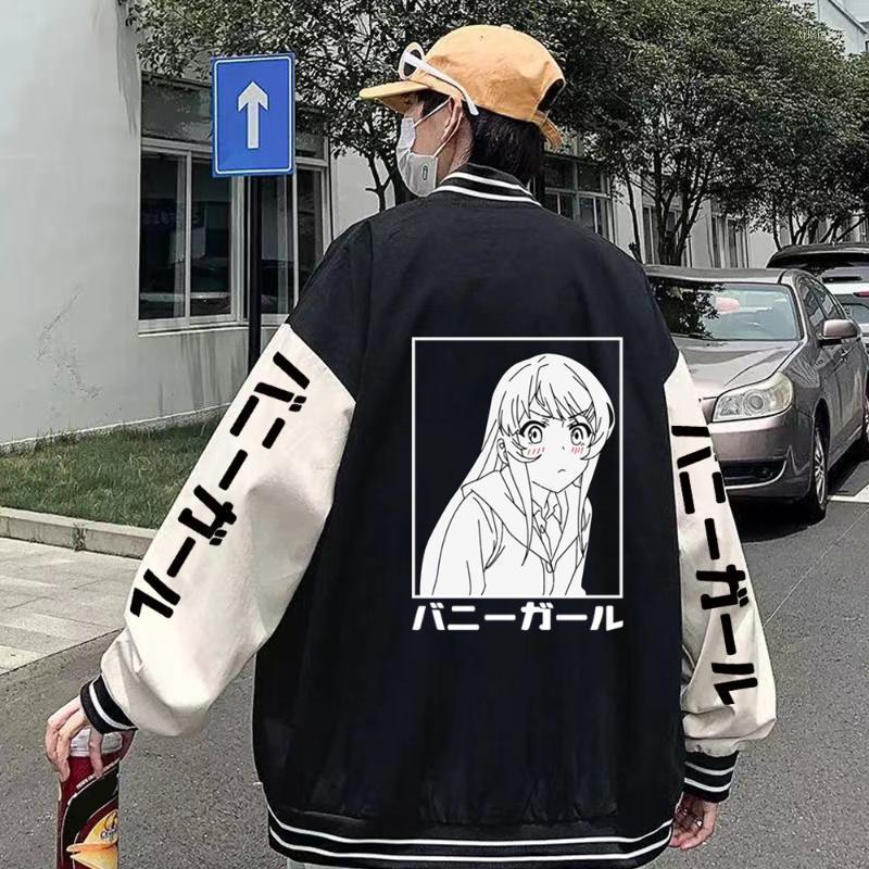 

Men's Hoodies & Sweatshirts Anime Sakurajima Mai Baseball Uniform Jacket Sweatshirt Long Sleeve Pullover CoatMen's Trix22, Turquoise