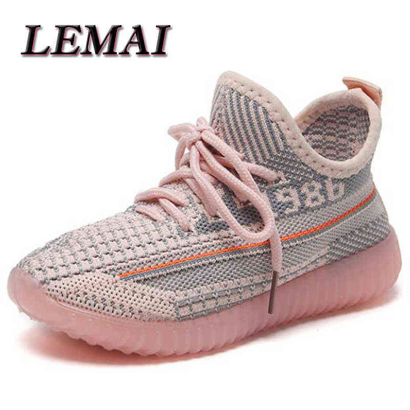

Autumn Boys Girls Fashion Sneakers Baby/Toddler/Little Kids Leather Trainers Children School Sport Shoes Soft Running Y220510, Pink