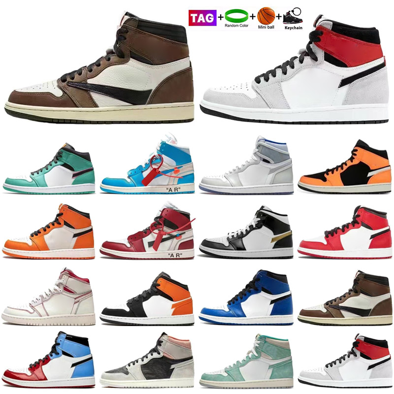 

1 1s Mens basketball shoes Visionaire Bred Patent Grey Fog fragment University Blue Hype Royal Dark Mocha Shadow men women trainer sports Sneakers, Color 8