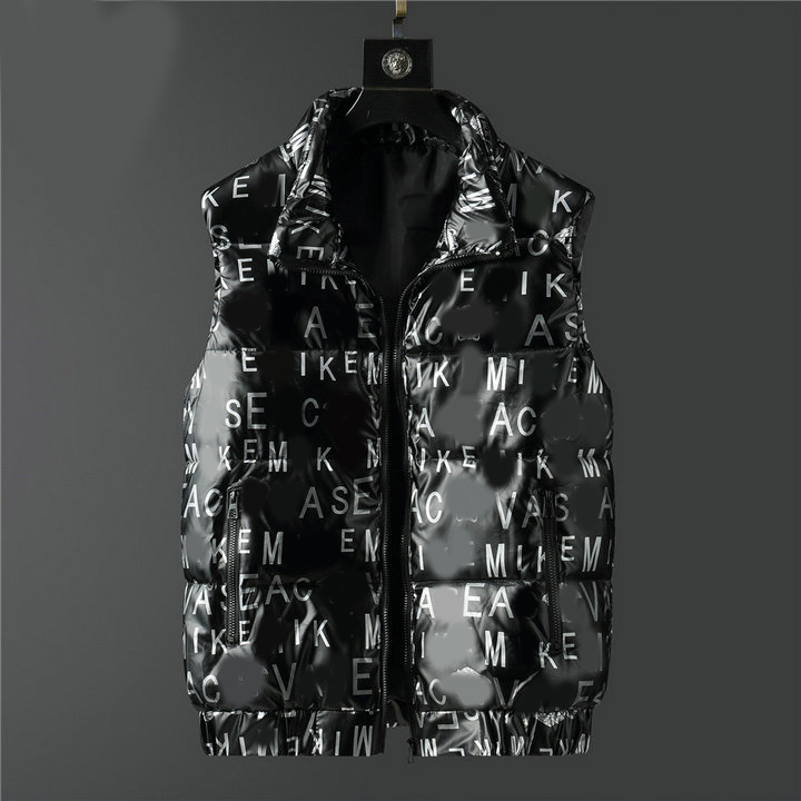 

Men's Vest waistcoat men designs Women Winter Down Vests Bodywarmer waistcoats Mans Jacket puffer Outdoor Warm sleeveless Feather Parka Outwear00, Black