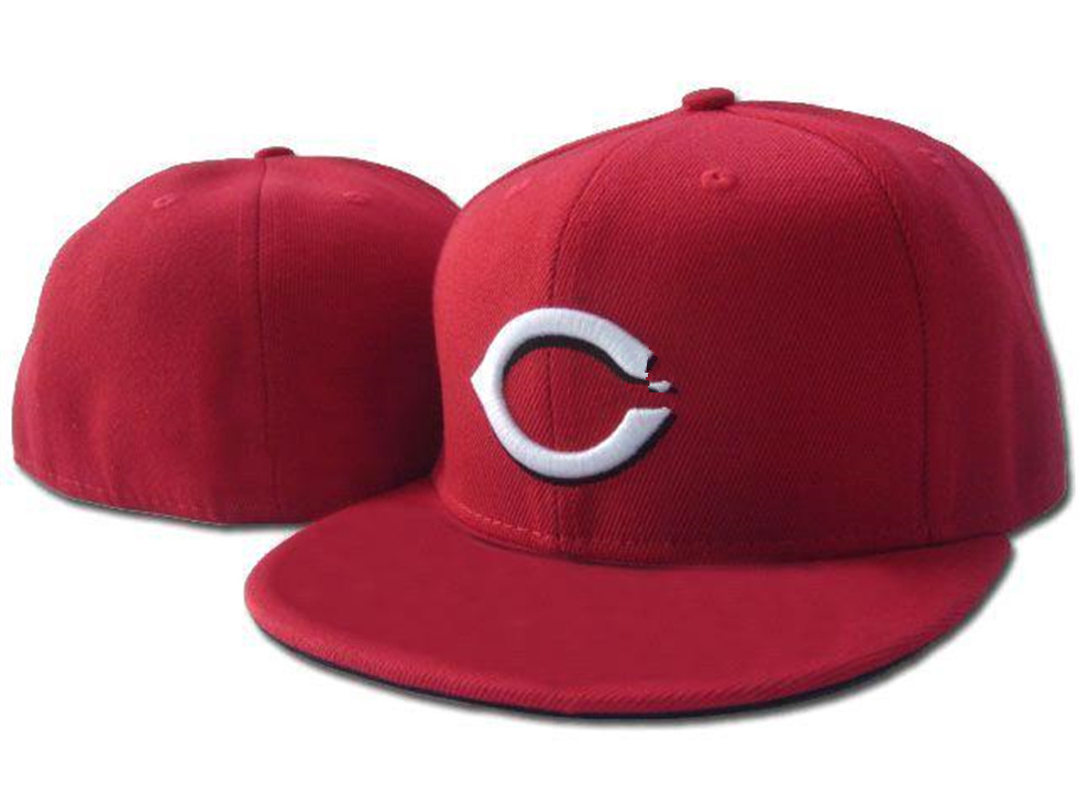 2022 Reds C Letter Caps Baseball Capes la plus récente marque Gorras Bones Sports pour hommes et femmes Hiphop BBoy Flat Fitted Hats H16
