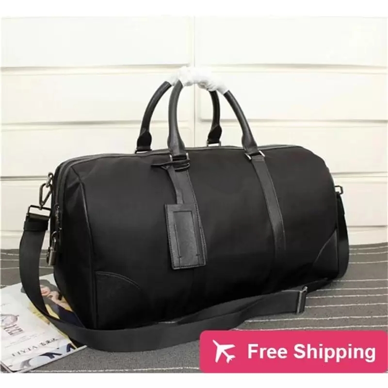 Nylon Travel Fitness Bag Designers Fashion Black High Quality Canvas Hots Sale Mens European and American Tide Style Men Handbag Wholesale-image-655705263