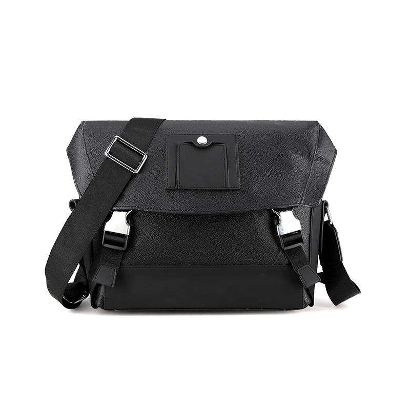 

Brand Designer Satchel Bag for Men Shoulder Crossbody Bags Large Capacity Cross Body Purse, Black
