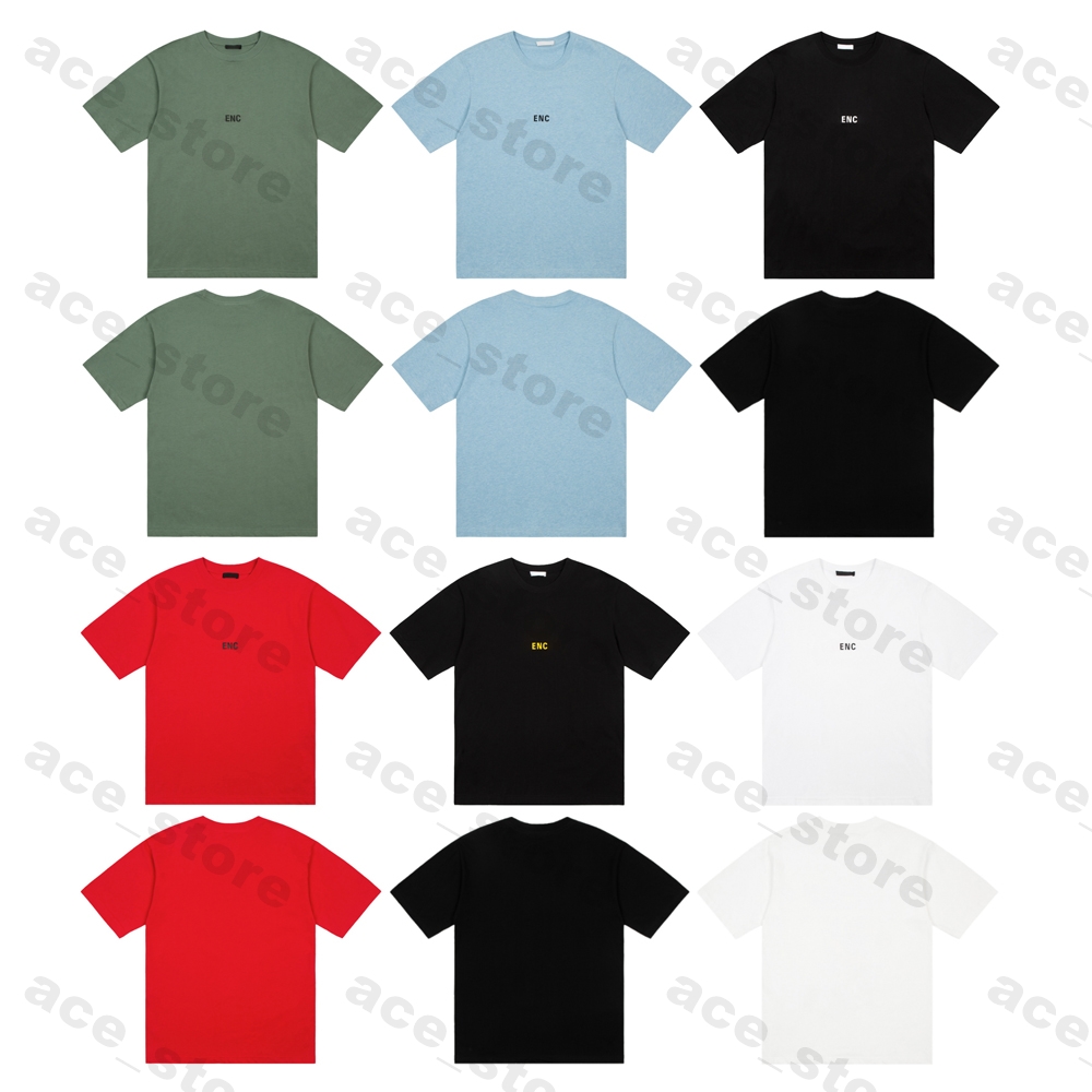 

High Quality Thickened heavy Man Woman couple loose T shirt Summer Mans Stylist Tee Printed Short Sleeve Tees RS-7019