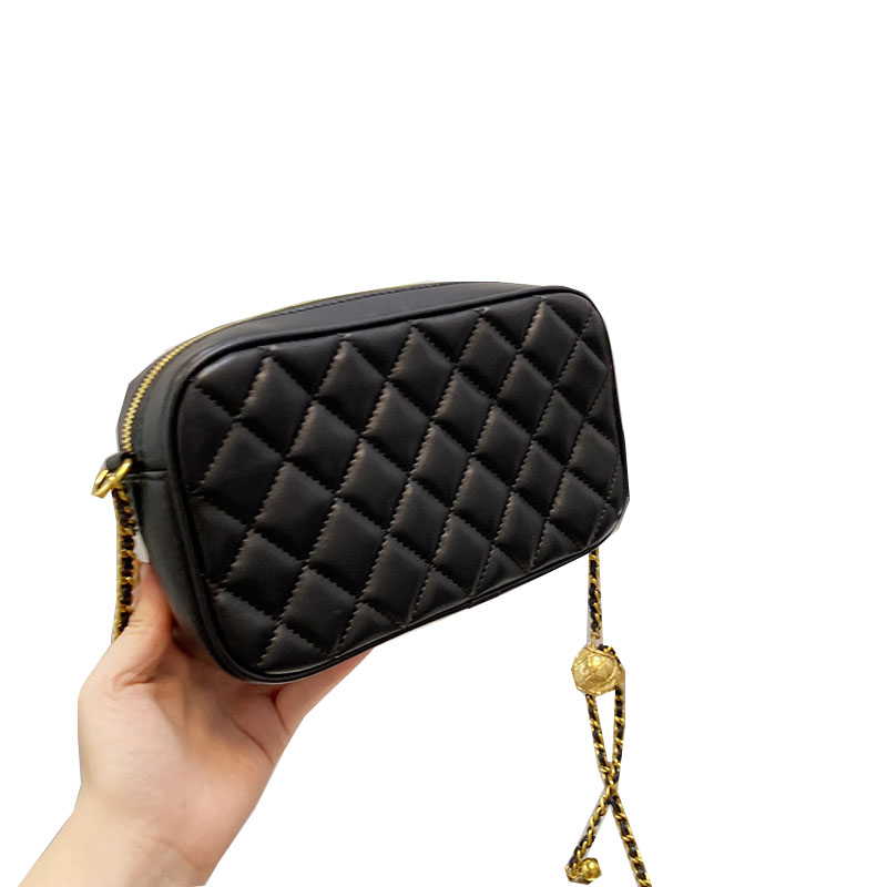 

2022Ss Womens Gold Ball Camera Bags Quilted Matelasse Chain Crossbody Purse Top Quality Calfskin Real Genuine Leather Famous Designer Luxury Handbags 24*15CM, Box
