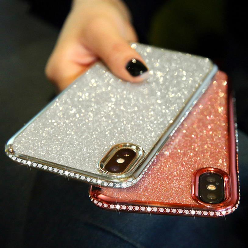 

New Luxury Rhinestone Case for IPhone 13 13PRO 13PROMAX 12 12PRO 11 PRoMax Cell Phone Soft Silicone Back Cover Coque for IPhone XS301e, Mix color