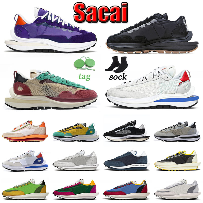 

Professional Sacais Trainers Running Shoes Vaporwaffle Women Sail Gum Men Bright Citron Fragment Sneakers Hoka CLOT Sesame Blue Void LDV Waffle Royal and Red 36-45, A51 40-45 navy blue 40-45