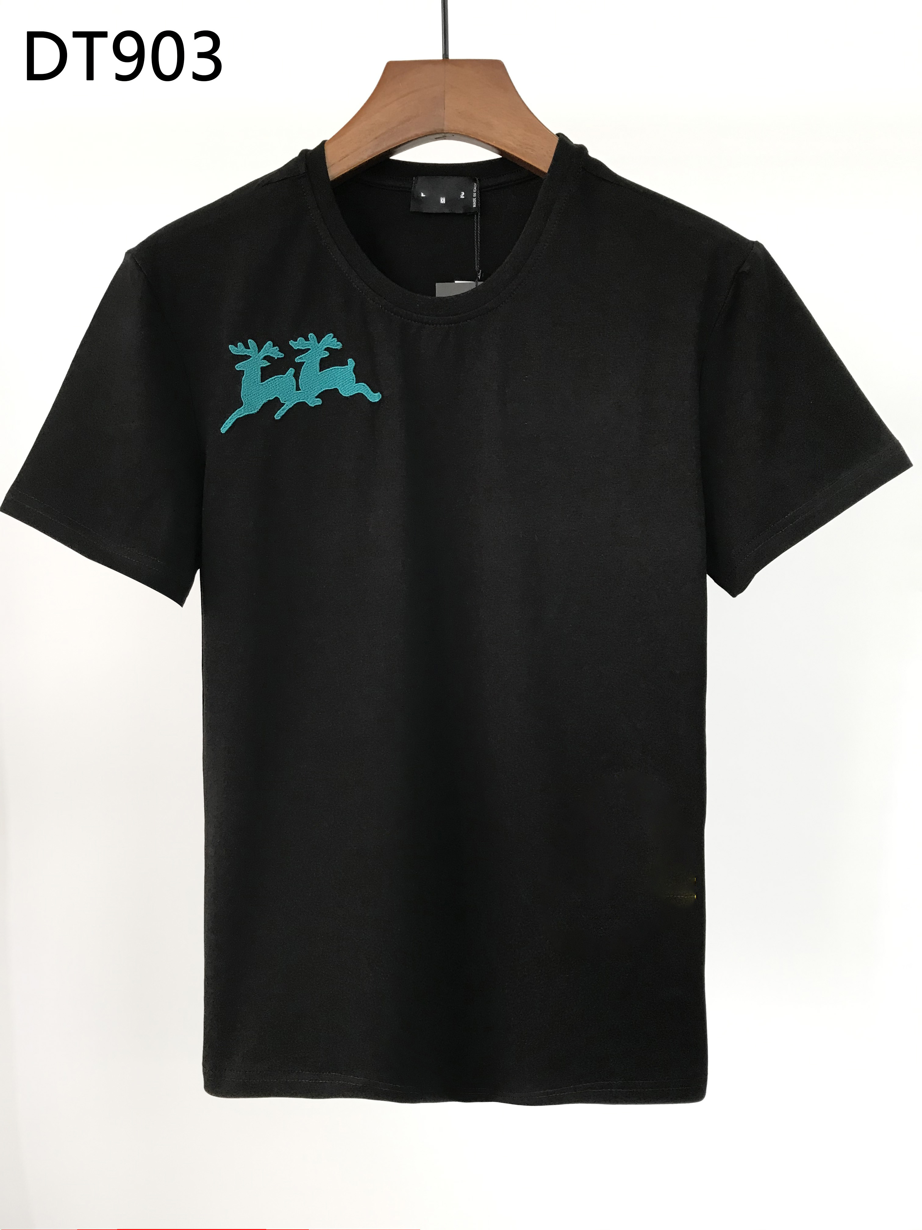 DSQ PHANTOM TURTLE 2022SS New Mens Designer T shirt Paris fashion Tshirts Summer DSQ Pattern T-shirt Male Top Quality 100% Cotton Asian size M-XXXL