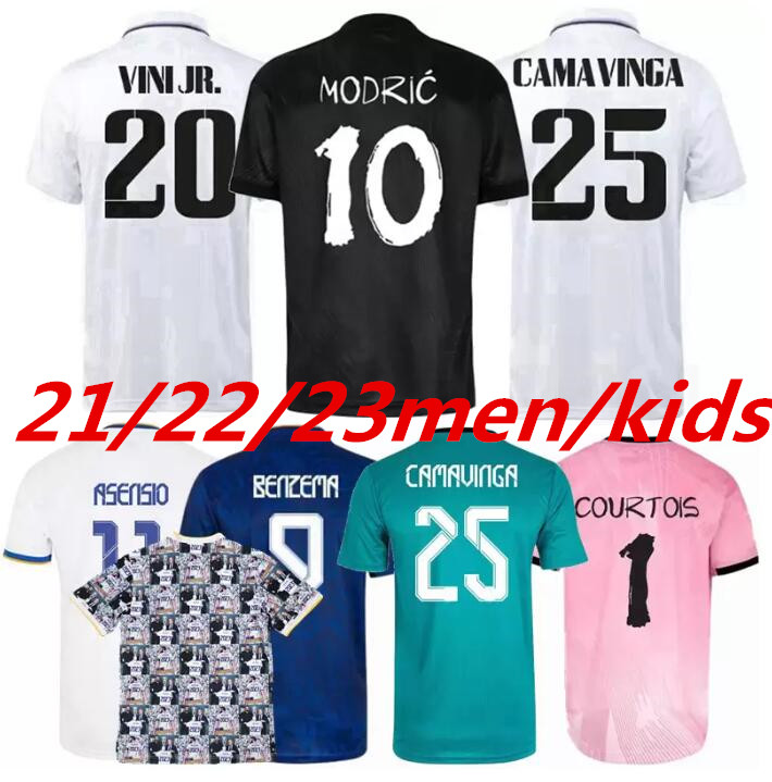 

21 22 23 BENZEMA ReaL madrids CHAMPIONS soccer jerseys 120th anniversary MABPPE 7 2023 MODRIC FINAL + kids 2022 Special Edition player version women football shirt 888, Brown