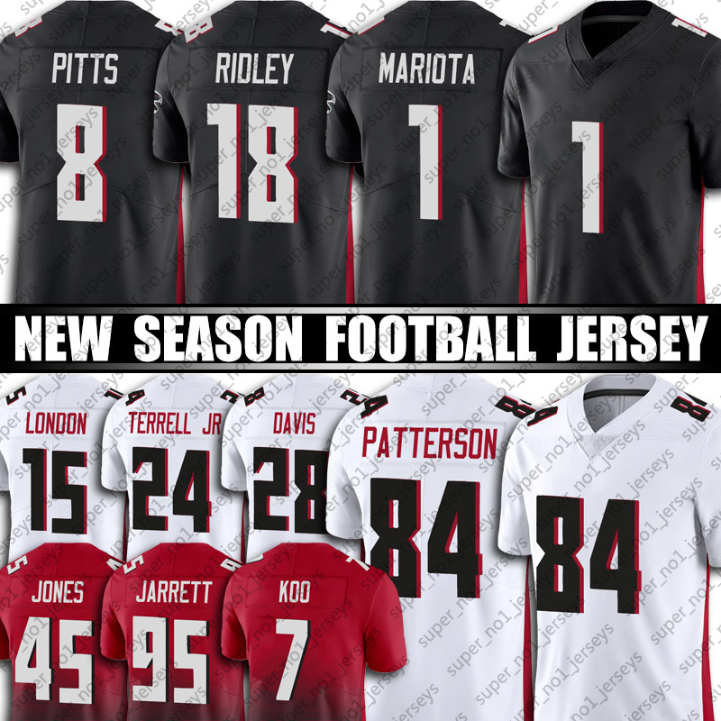 

5 Drake London Ridley Jersey Football Atlanta Falcons Marcus Mariota Kyle Pitts Cordarrelle Patterson Jerseys Younghoe Koo Grady Jarrett Deion Jones Deion Sanders, Youth custom jersey (ly)