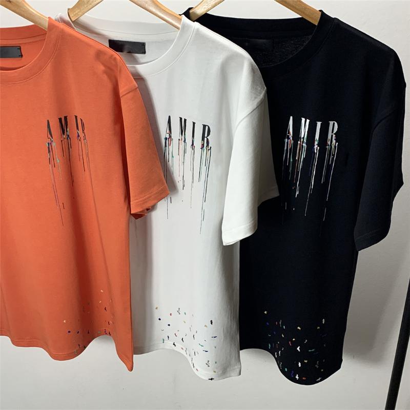 T-shirts pour hommes Lettre colorée Imprimer Marque Hommes T-shirt à manches courtes Social Club Outfits Tee Shirt Homme Summer O-Neck Tshirt For
