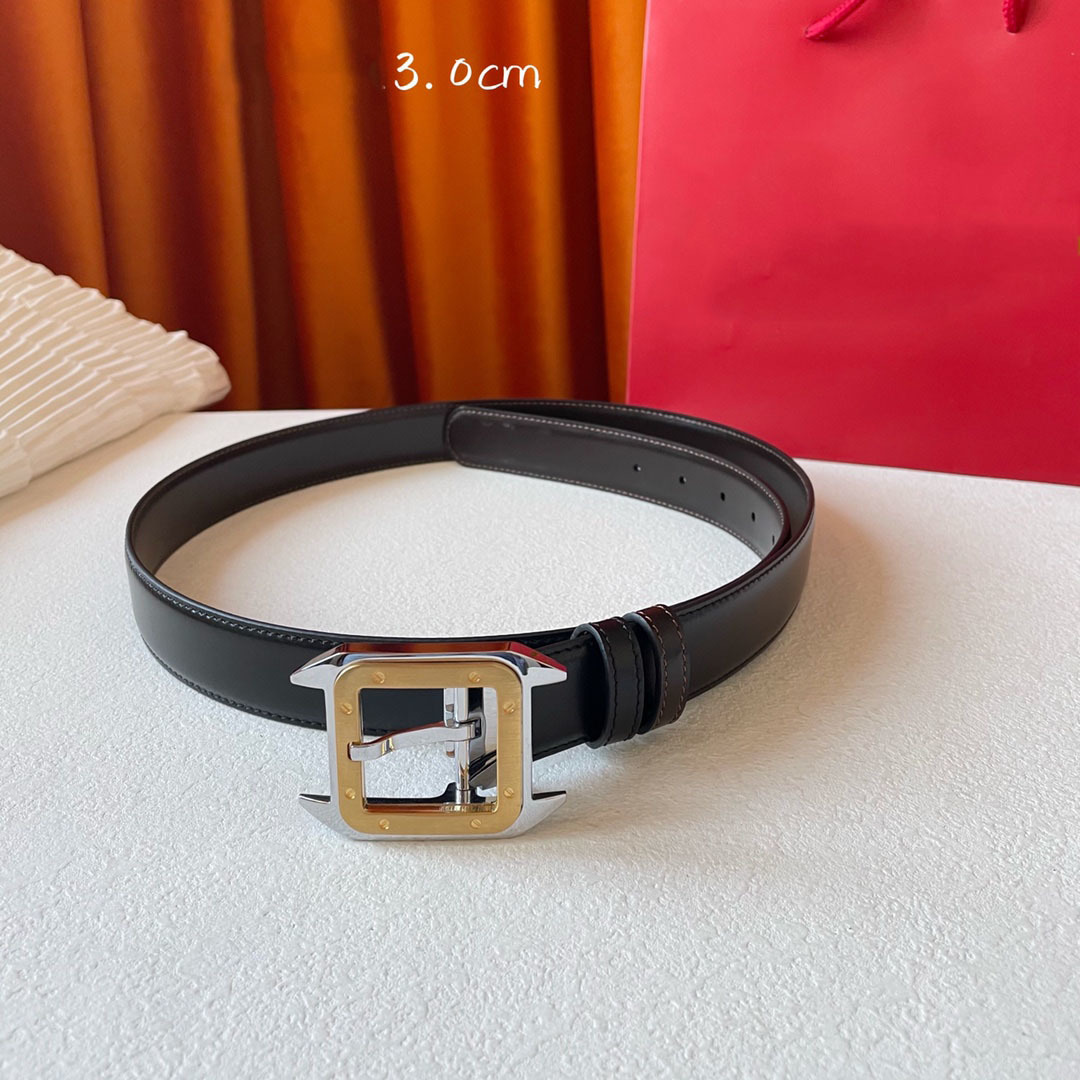 

CAT panther 3.0cm Top Mens Business Design Leather Belt Classic Vintage Luxury Brand Designer Fashion catwalk Womens ladies Belt