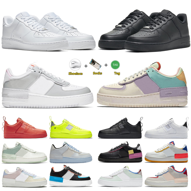 

OG 1 Low Men Casual Shoes Sneakers Classic Triple White Black Shadow Photon Dust Pale Ivory Pure Platinum Particle Grey Trainers platform skateboard Sports Shoe 36-45, Color#6