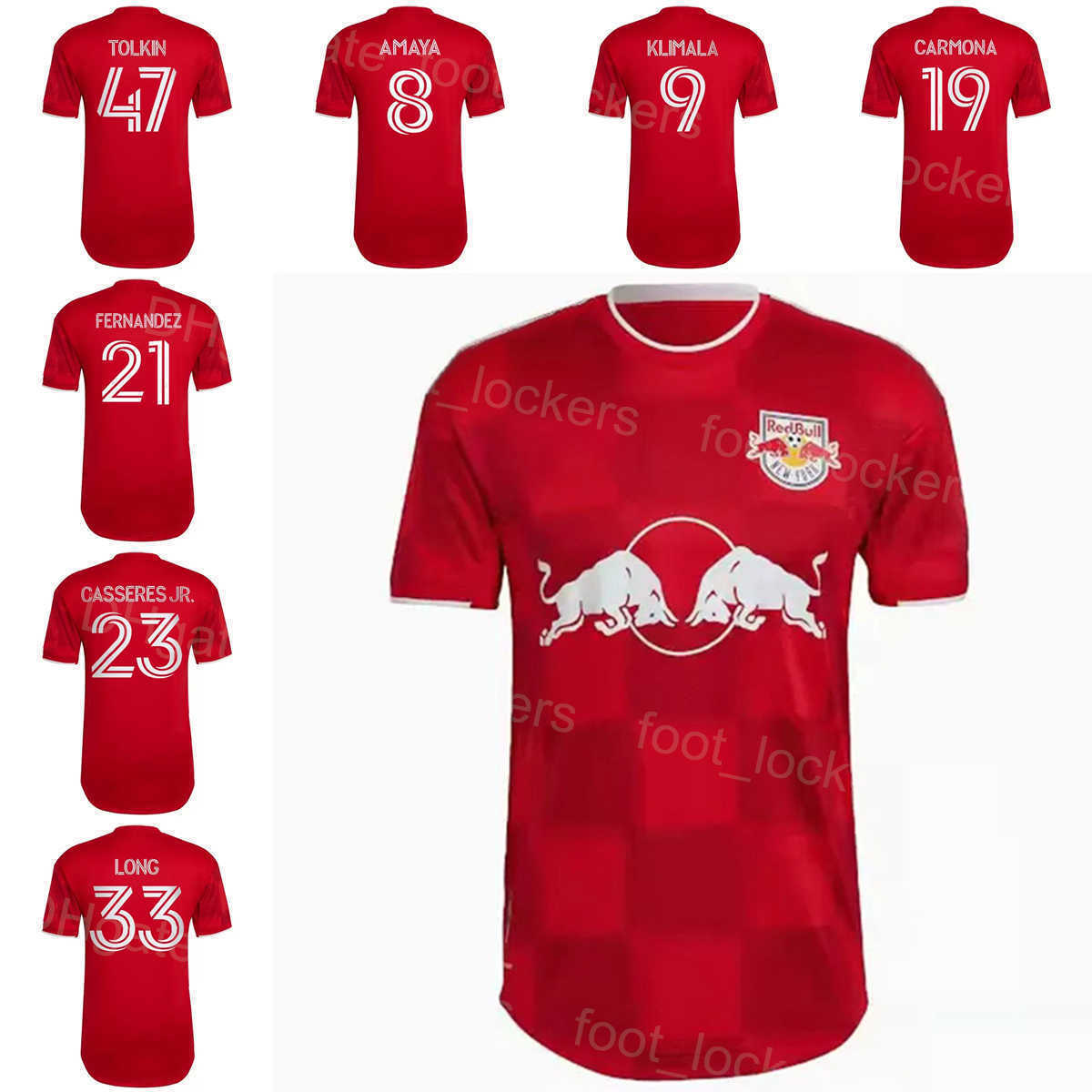 

MLS New York Red FC 12 Dylan Nealis Jerseys 22/23 Soccer 74 BARLOW 9 Patryk Klimala 10 Lewis Morgan 82 LUQUINHAS 21 Omir Fernandez 7 Thomas Edwards Football Shirt Kits