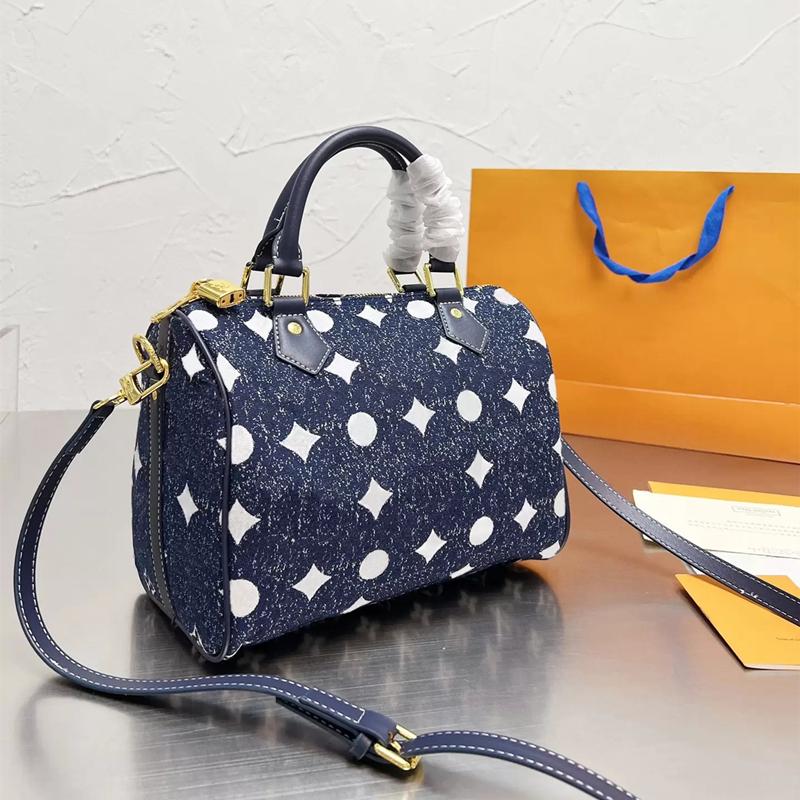 

2022 Denim Blue Onthego Tote Speedy Women Shoulder Crossbody Bags Noe BB Designer Luxury Handbags Neonoe Lady Purse Messenger Bag, Color 1 41cm