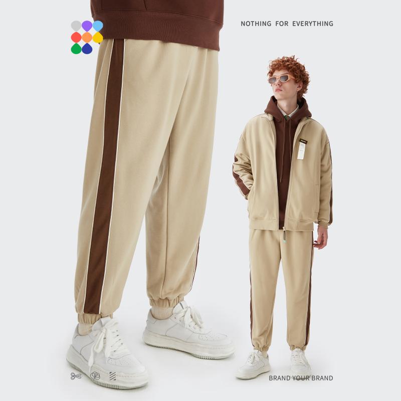 

Men' Pants Casual Joggers For Men Loose Grey Sweatpants Fashion Track Sportswear Couple Matching TrousersMen, Black