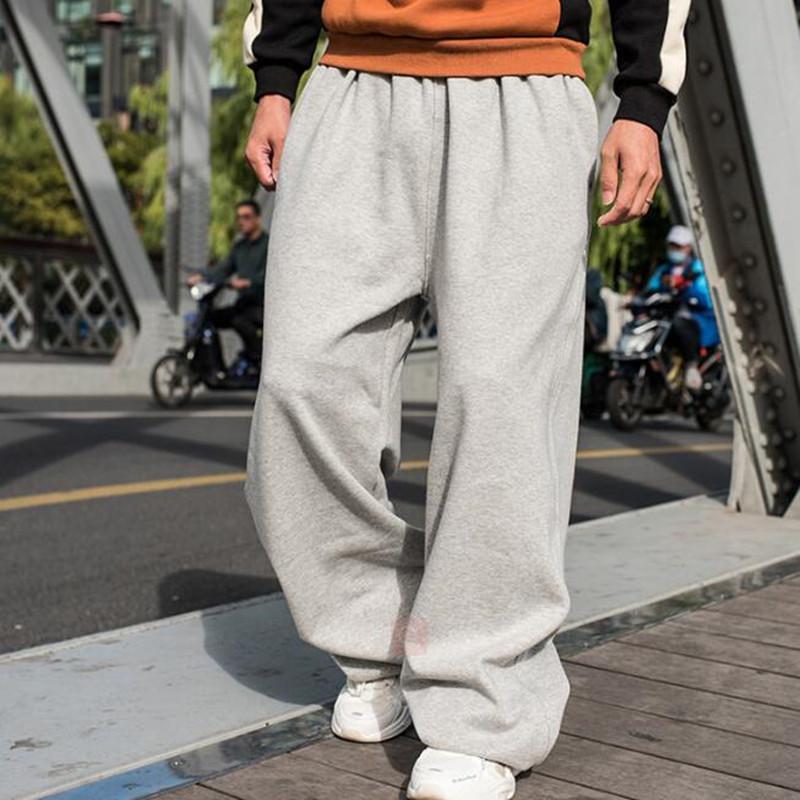 Men's Pants Hip Hop Streetwear Sweatpants Men Joggers Cotton Sweat Loose Baggy Track Trousers Male Clothes-image-760033073