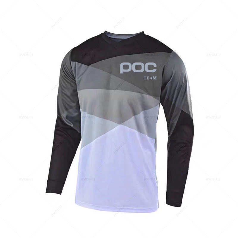 

2022new Cycling Clothing Long Sleeve t Shirt Motorcycle Mountain Bike Team Poc Downhill Jersey Enduro Mtb Offroad Mx Locomotive Cross Country Racing, A9