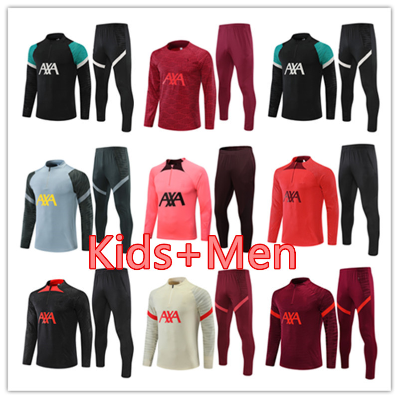 

22 23 kids men Soccer Jerseys tracksuit football training sets kits survetement foot chandal futbol jersey maillot tracksuits jacket, 18