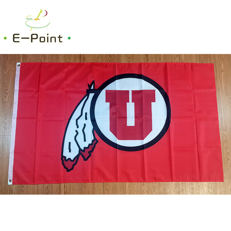 

NCAA Utah Utes Flag 3*5ft (90cm*150cm) Polyester flags Banner decoration flying home & garden flagg Festive gifts