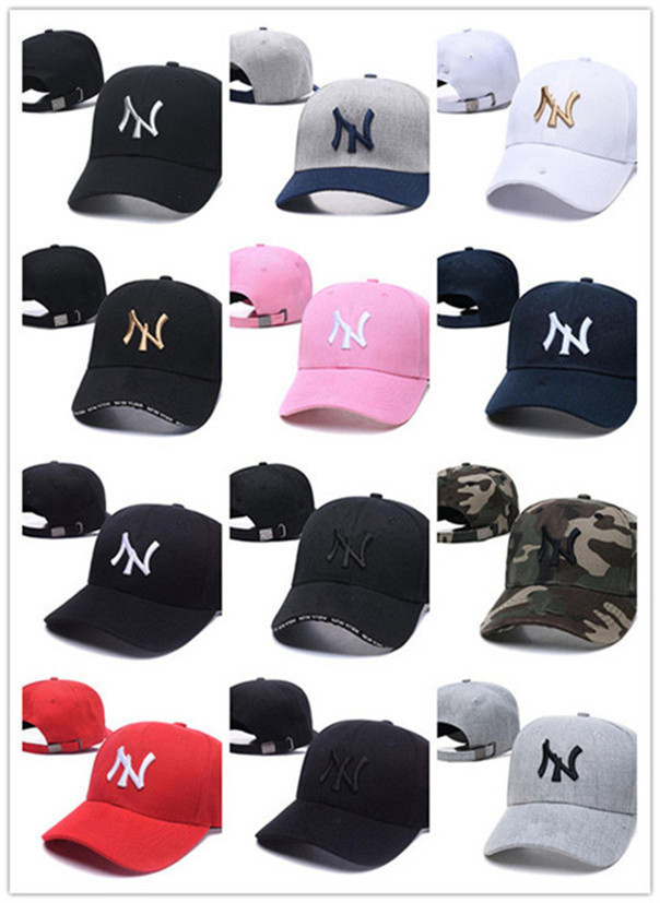 

Unisex Fashion Cotton Baseball Cap Snapback Hat for Men Women Sun Bone Gorras Ny Embroidery Spring Wholesale H5
